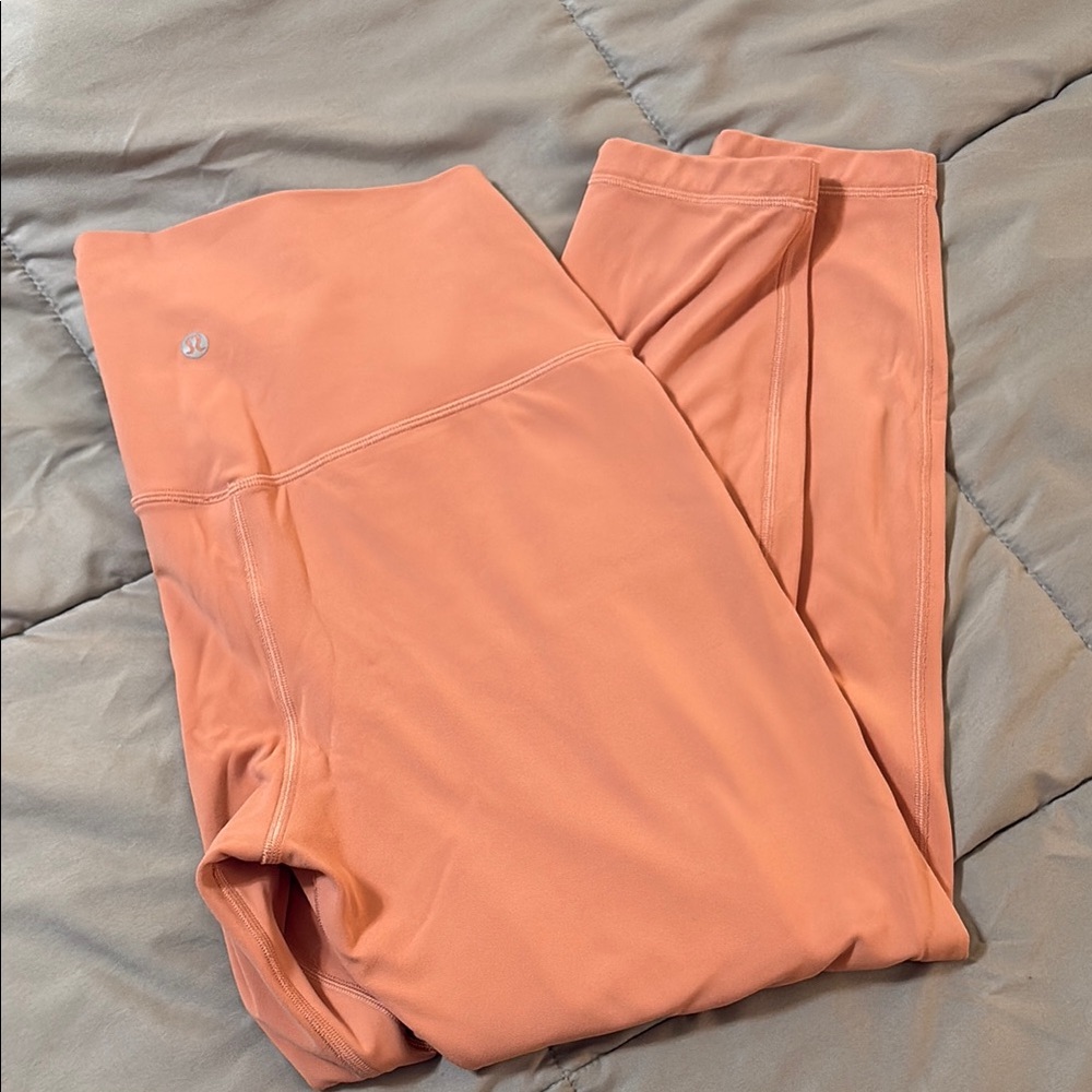 Lululemon Align 25 peach/orange leggings size 12 - Picture 5 of 5